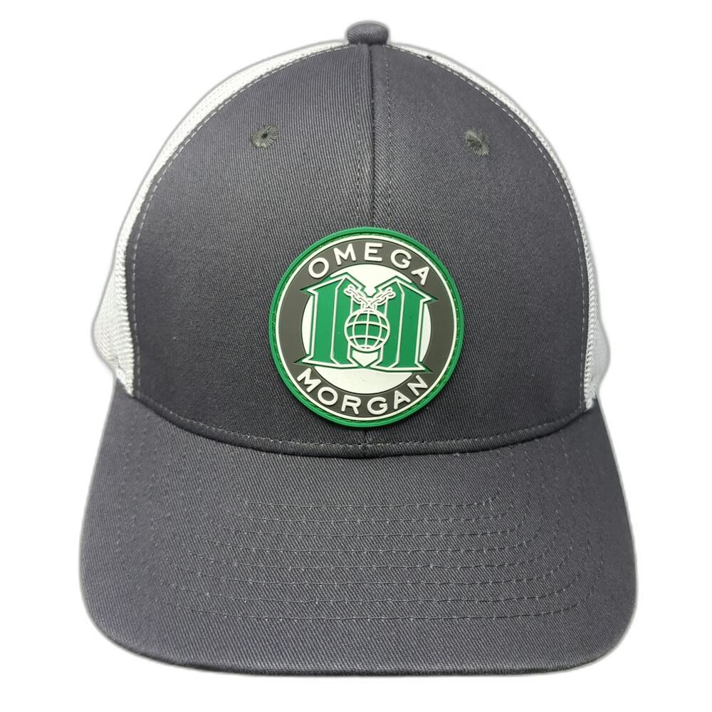 Towsleys Omega Morgan Trucker Hat Gray One Size Mesh Snapback Strength Trust